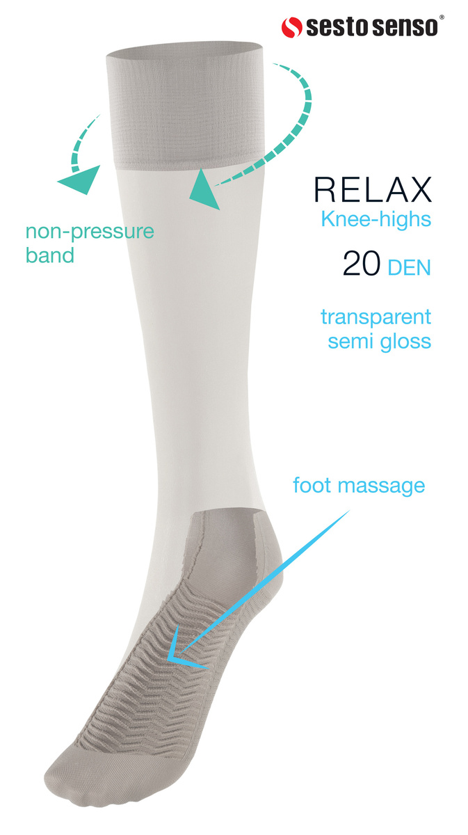 Kniestrümpfe für Frauen Relax