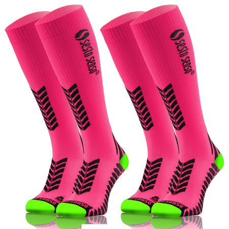 Sport-Kompressionssocken Unisex 2er-Pack