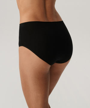 Schwarze Maxi-Hose aus Baumwolle für Frauen