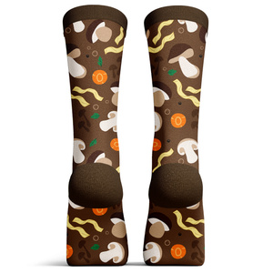 Socken im Geschenkglas Pilzsuppe